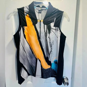 Jamie Sadock Golf Sleeveless Shirt Colorful Size Small Excellent Condition